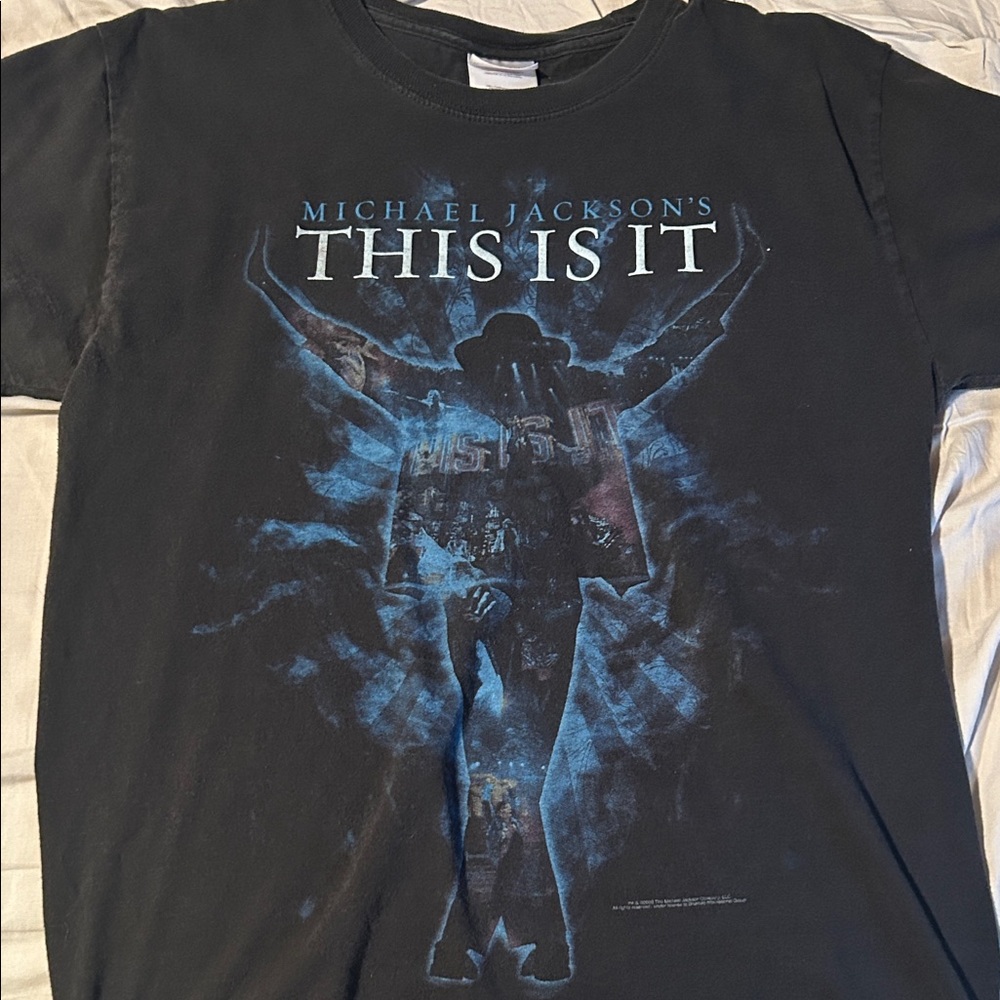 Hanes Black 'Micheal Jackson’s This Is It' Graphic Tee